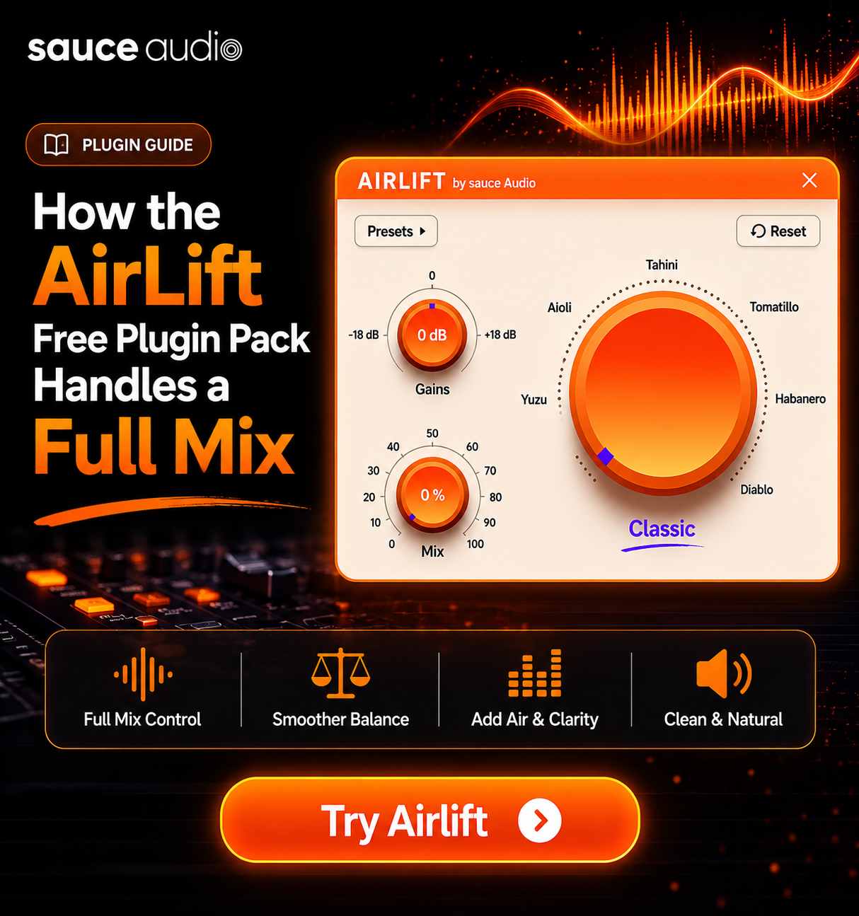 AudioTrack Plugin Guide: How the AirLift Free Plugin Pack Handles a Full Mix